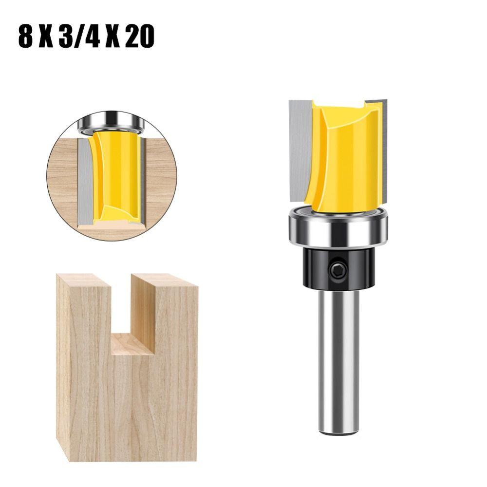 Обрезной шаблонный бит 8 мм Фреза Эффективность Прямоугольный фрезерный бит Фреза Машинная обработка