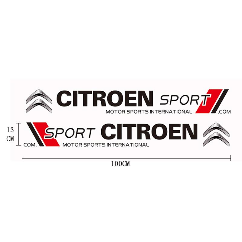 URXE5 2Pcs High-end Car Stickers Auto Door Decoration Decal Accessories For Citroen C1 DS3 C2 C3 Vts C4 Saxo C4L C5 C6 C8 Xsara C3-XR