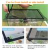 Replacement Magnetic Fish Tanks Guard Net Prevents Jumping Includes Sturdy Mounting Holders