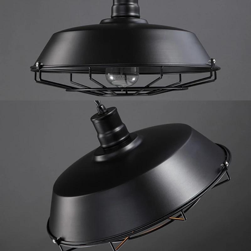 Style Vintage Pendant Light Industrial Retro Iron Hanging Ceiling Lamps E27 Chandelier for Restaurant Bar