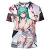 Unisex 3d Ahegao Sexy Girl Printed Manga Bikini Exposed Loli Tee Shirts Hentai Nurse Doctor Anime T Shirt For Harajuku Fashion Tops
