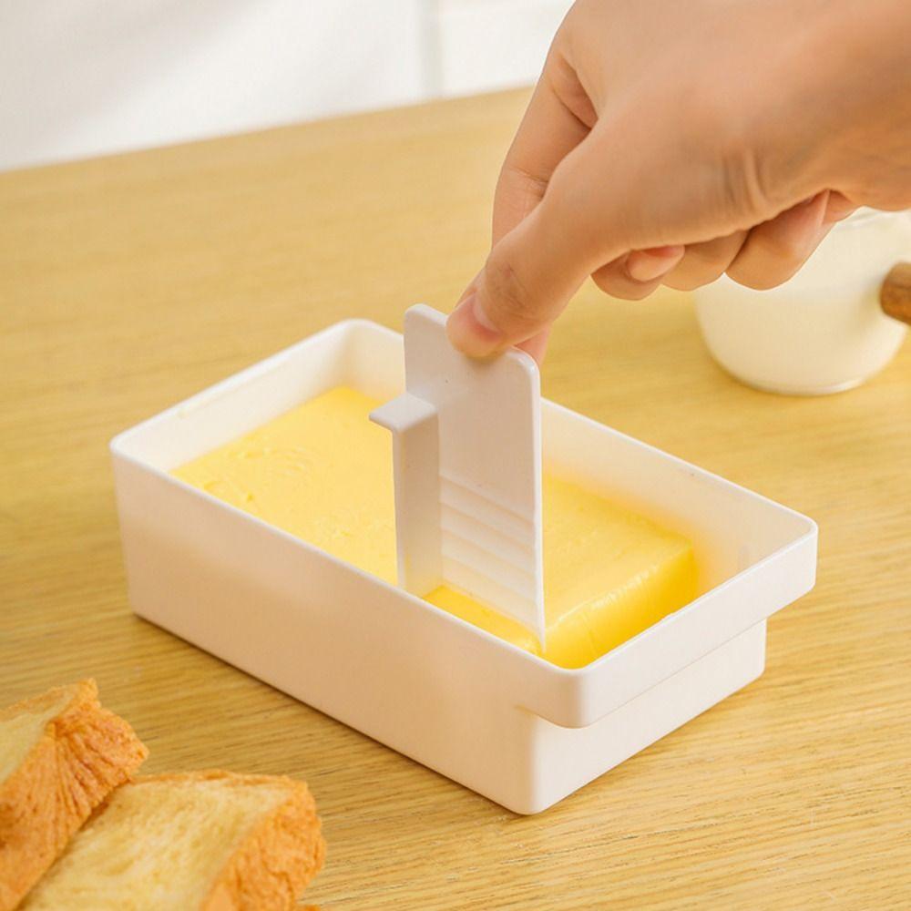 Covered Butter Cutter Storage Box Fresh-Keeping Box Cheese Baking Storage Butter Container