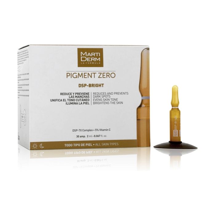Depigmenting Ampoules - MARTIDERM - Zero Pigment DSP-Bright - 30 Units - 2ml - All Skin Types less