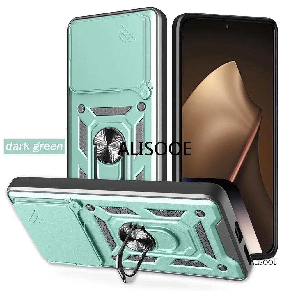 Для Xiaomi 15T Pro Чехол для Xiaomi Mi 15T Крышка Броня Сдвижная Камера Кольцо-Подставка Держатель Полная Защита Чехол для Телефона