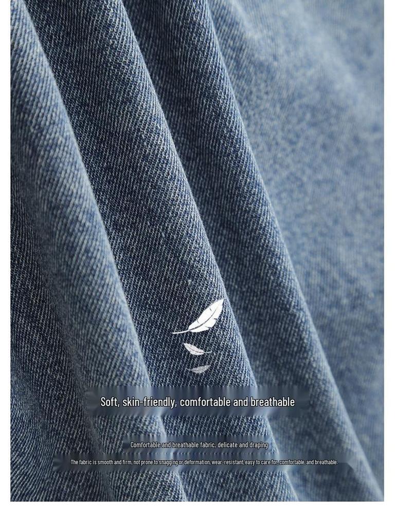 Женский повседневный джинсовый жилет - 2024 Модная омолаживающая верхняя одежда на весну/осень