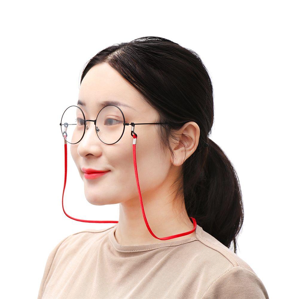 Fashion Lanyard Strap Leather Sunglass Strap Glasses Necklace Reading Glasses Chain Cord Holder