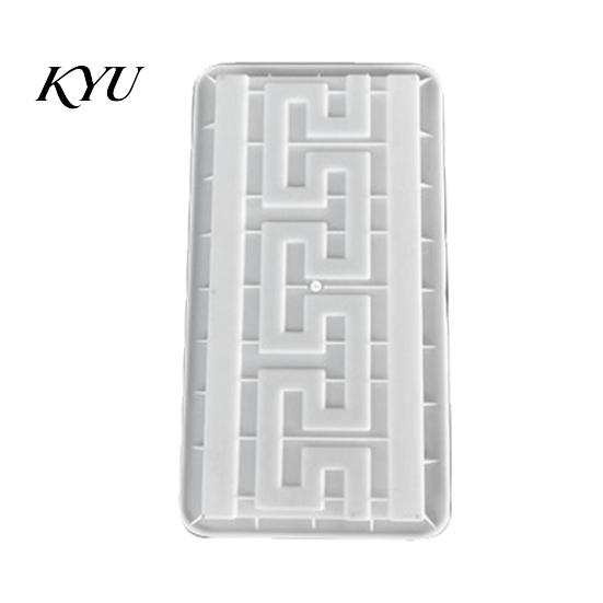 Garden Bed Stepping Stone Tool Reusable Concrete Path Mold, DIY Pavement Cement Mould, Outdoor Decor Crafting Patio Walkway Making Mold for