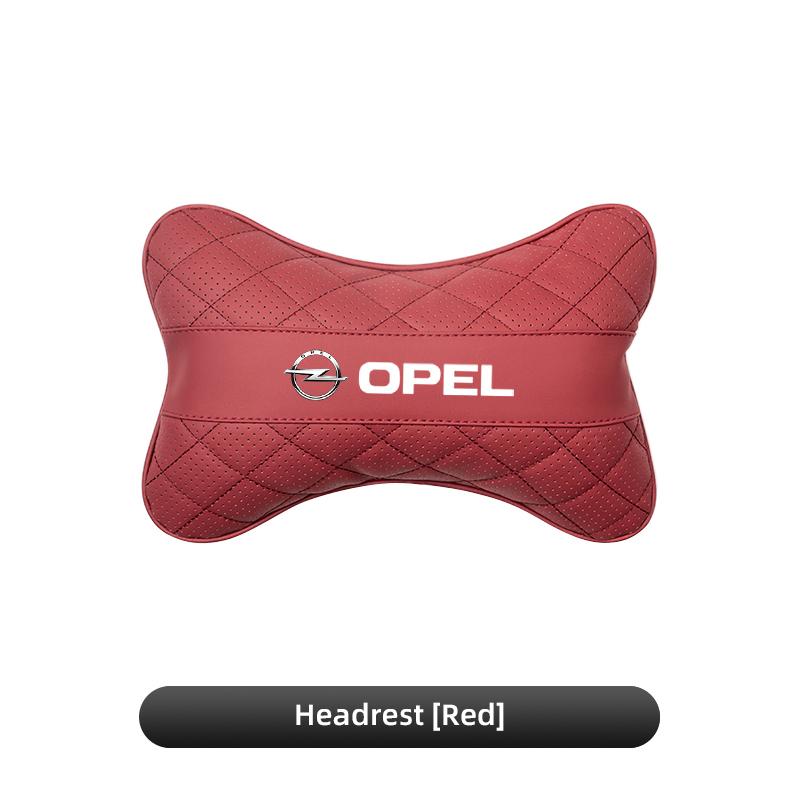 AAAYT1 Car Seat Headrest Pad Protect Lumbar Cushion Accessories For Opel Mokka Corsa D Astra Adam Antara Zafira Combo OPC Vectra H G J