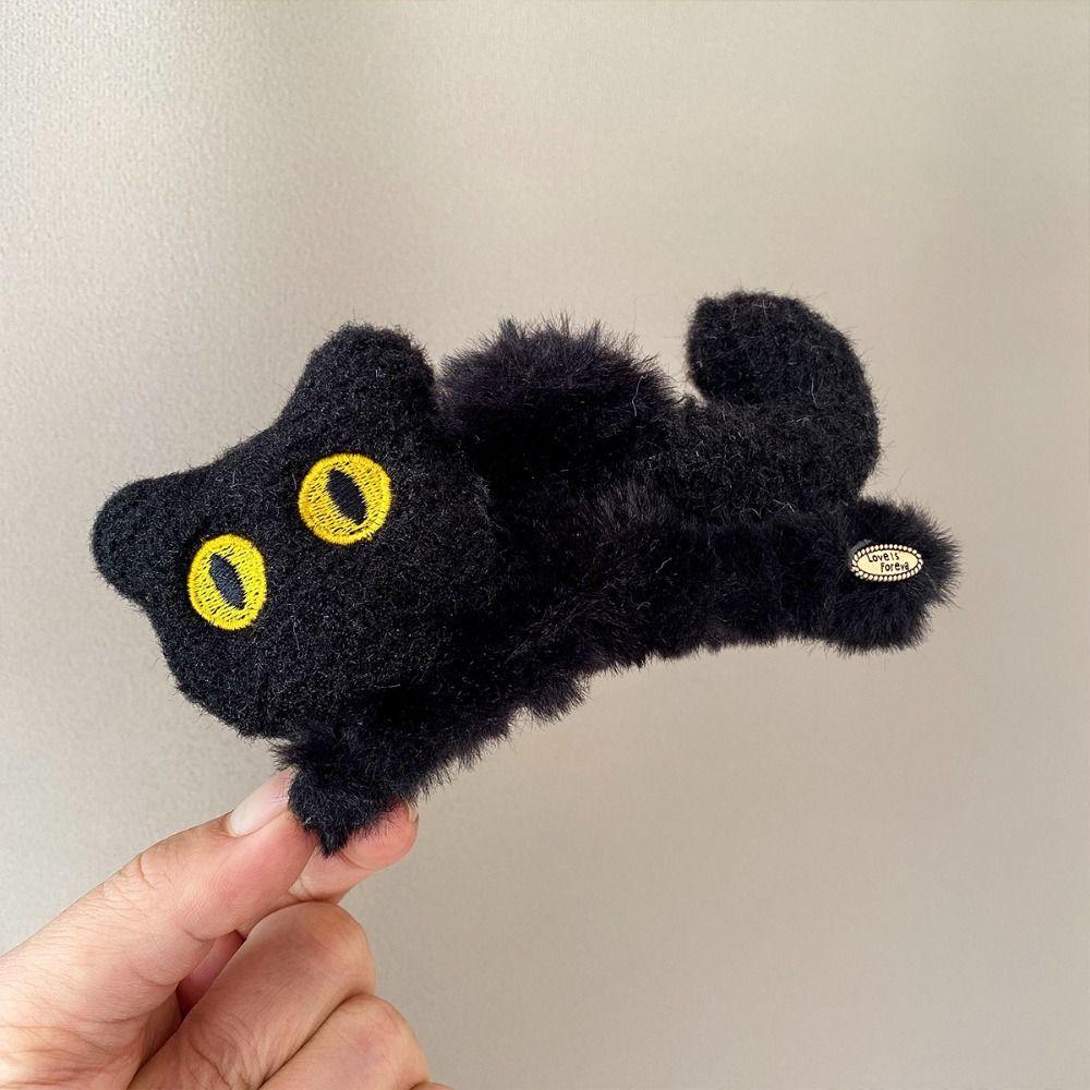 Grab Clip Cat Hair Clip Cute Cute Hairpin Fashion Plush Hair Claw  Daily