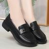 British Style Elegant Women Loafers Flat Shoes Female Height Increasing Black Footwear Slip-on Moccasins Casual Comfortable