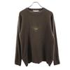 Long Sleeve Cashmere Sweater Brown Knit Men's Used