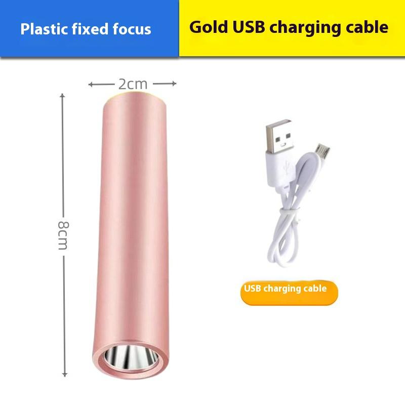 Светодиодный мини-ручной USB-зарядный портативный мощный фонарик с дистанционным управлением