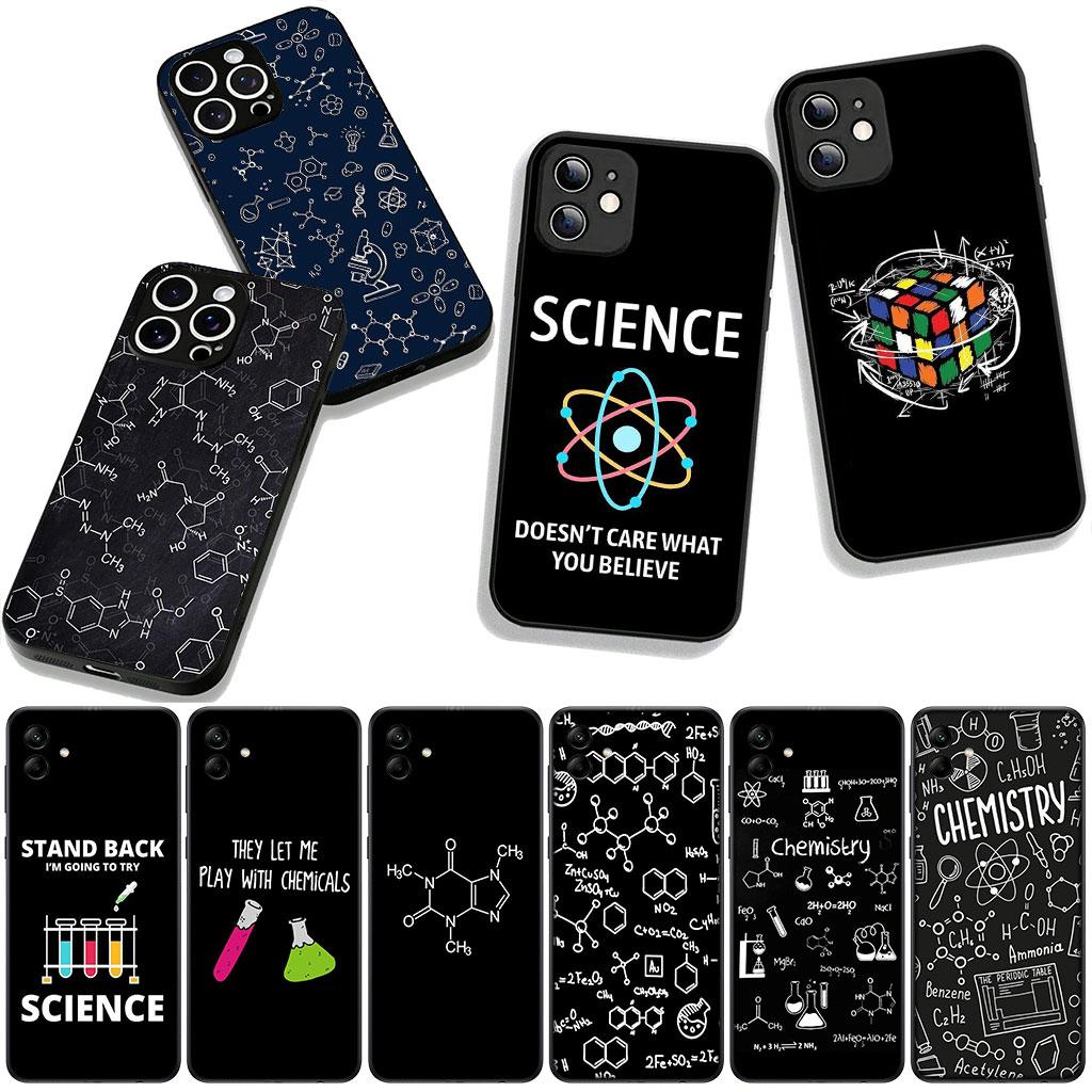 Chemistry Science Cover Phone Case for Samsung Galaxy S25 S24 S22 S23 FE Ultra Plus A56 A05 A06 A15 A16 A55 S7 Edge