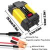 DC12V в AC 220V изменяет синусоидальную волну автомобильный инвертор питания двойной USB инвертор 4000 Вт/6000 Вт интеллектуальный цифровой дисплей