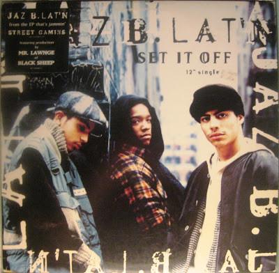 12-дюймовая пластинка JAZ B. LAT'N - Set It Off 6971200411 Fader Records 1994 США Рэп и хип-хоп/R&B Б/У