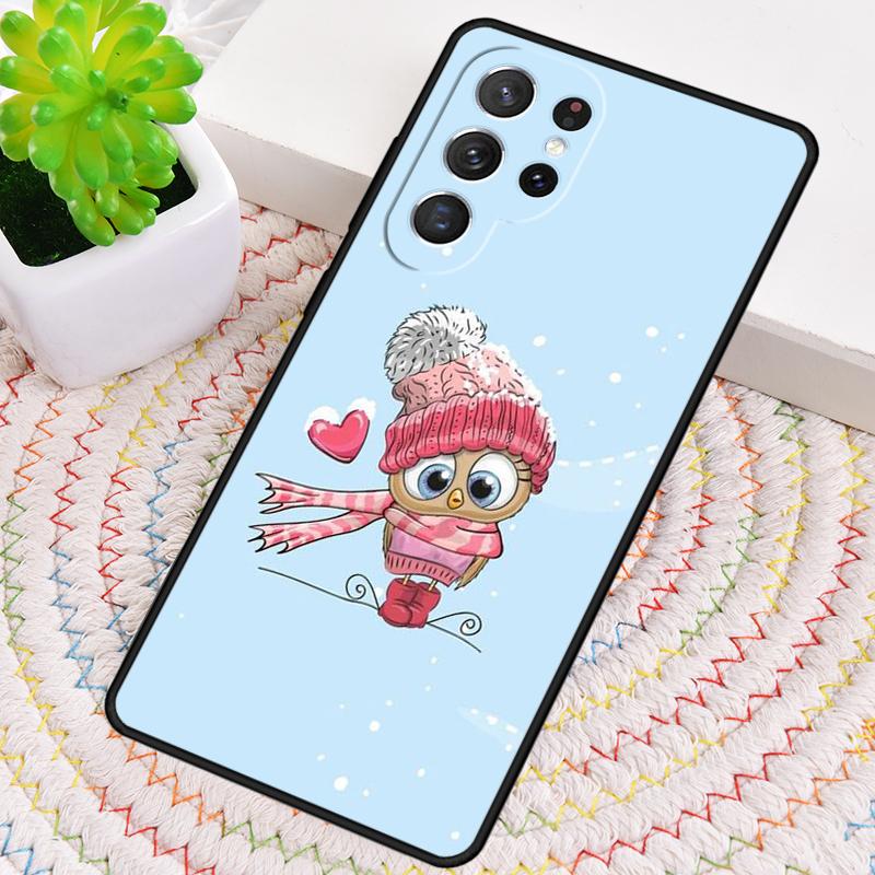 Милый сова Харрис Силиконовый чехол для телефона для Samsung Galaxy note 10 pro S26 S25 S24 S23 S22 S21 Plus S25Ultra Capa Cover