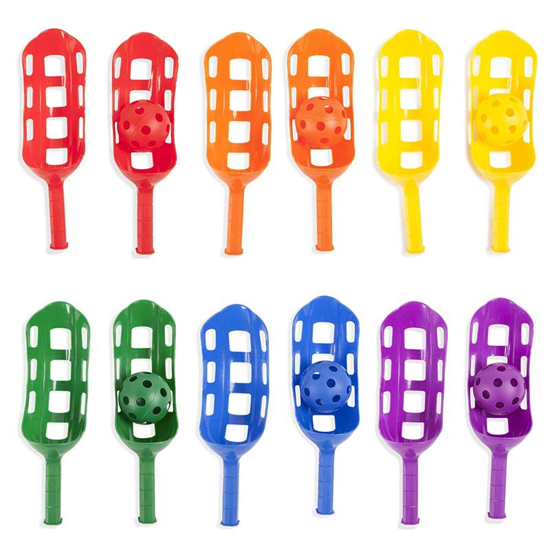 1 комплект Детская игрушка с шариком-совком Спорт на открытом воздухе Игра с ловлей мячей Набор Игрушки для интерактивной игры родителей и детей Садовая игра с подбрасыванием