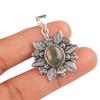 925 Sterling Silver Labradorite Gemstone Jewelry Handmade Chain Pendant For Her CP-14-13