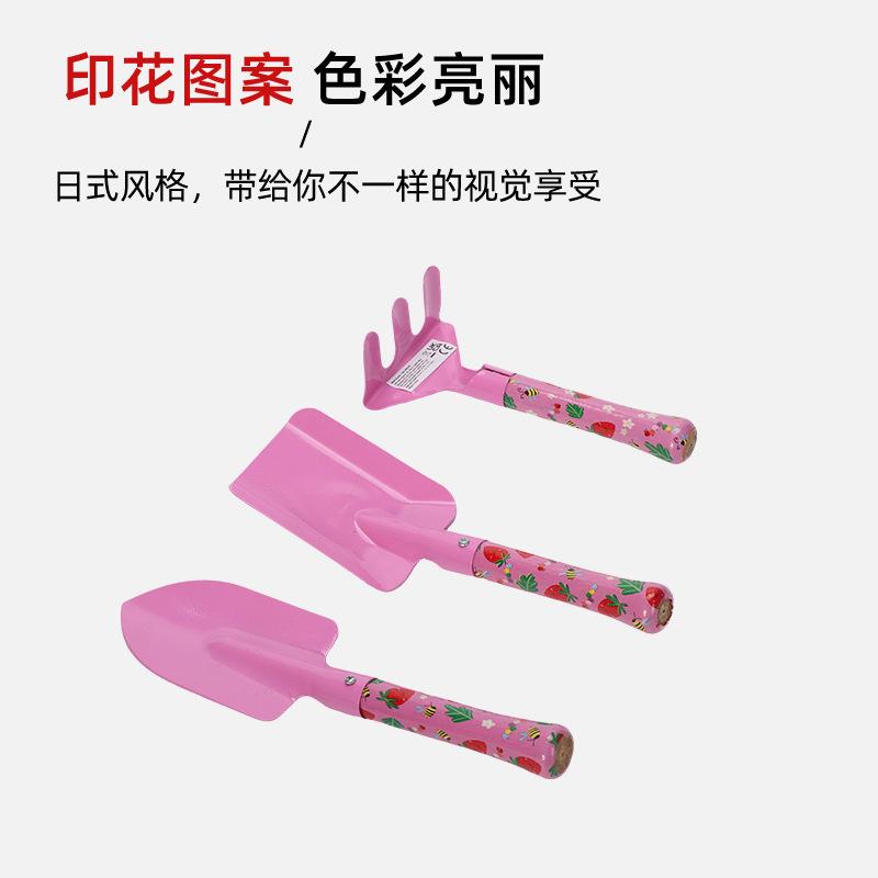 Children's garden set, beach toys, sea tools set, colorful rakes, shovels and forks, household children's beach