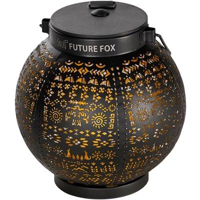 FUTUREFOX Светодиодный фонарь с узором Навахо, Маленький походный фонарь, Теплый белый, Перезаряжаемый