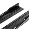 Universal Car Side Skirt 8 Pcs 2.2m Winglet Splitters Lip Side Spoiler For Peugeot 207 307 308 407 408 508 2008 3008 4008 5008