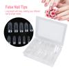 140pcs Dual System Form Extension False Nail Tips Nail Art Tips UV Gel DIY 12 Sizes with Lines