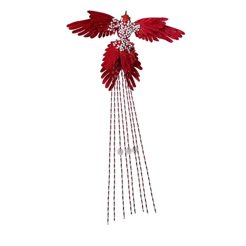 39cm Artificial Hummingbird Decoration Glitter Realistic Bird Hanging Pendant Handmade Beautiful Xmas Tree Ornamentst