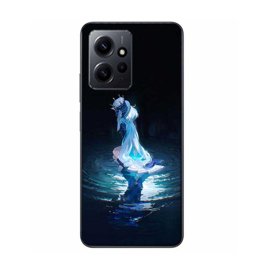 Cute Furina Genshin Impact Phone Case For Redmi Note 14 15 Pro 5G 13 12 Pro Plus 11 11T 11E 11S 10 Pro 10S 9 9S Cover Cell Clear
