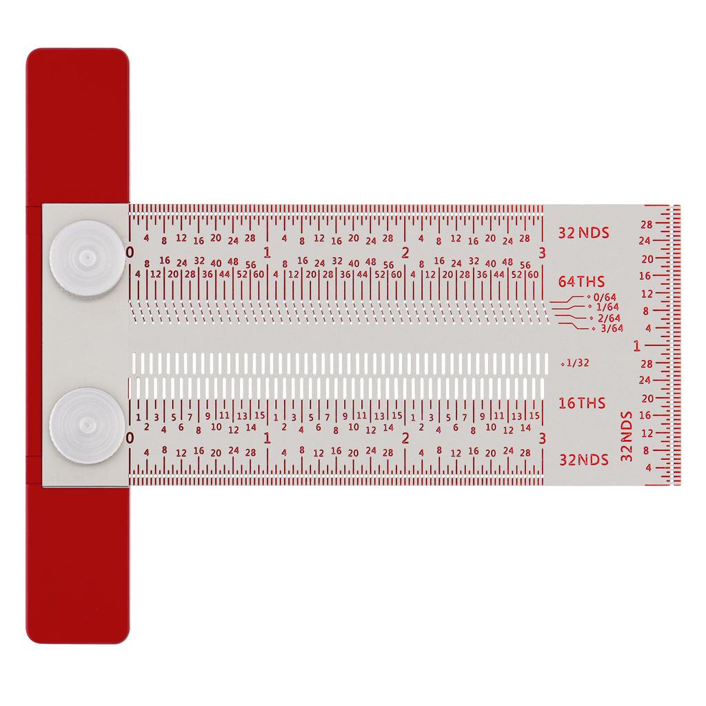 Steel Imperial Scribing Gauge 3 6 12 Inch Multi Size Woodworking Marking Pen Refill Heavy Duty