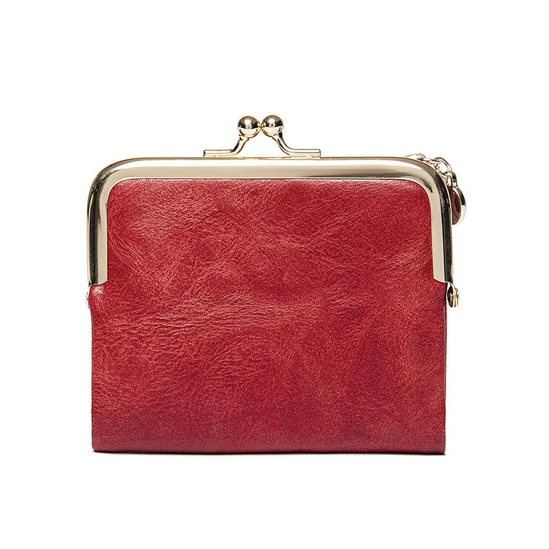 Женский ретро мини складной кошелек и монетница 2023