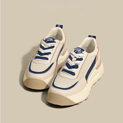 Кроссовки Gump женские Ins Tide на толстой подошве весна и осень повседневные кроссовки вафельные туфли Pops женские