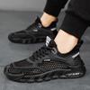 Men's Shoes Summer 2025 New Hollow Breathable Casual Versatile Mesh Shoes Soft Sole Running Mesh Sports River Tracing Shoes