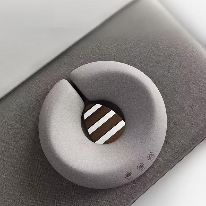 [Двусторонний массажный валик] 1 шт. Двусторонний U-образный массажный валик | Сверхпрочная мягкая подушка для лица/в положении лежа на животе для спа, процедур для лица, салонного/постельного использования | Чехол на молнии