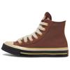 Chuck 70 1970s Soft and Comfortable Versatile Durable High-top Sneakers for Men and Women In Brown