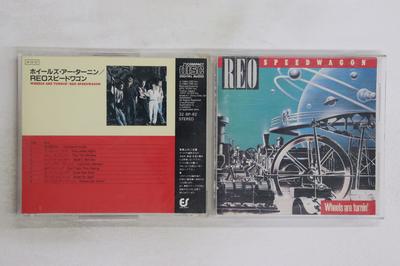 CD REO SPEEDWAGON Wheels Are Turnin 328P62 EPIC 1984 Япония Рок Б/У
