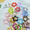 Pack of 50 Hollow Star Pendants Acrylic Star Charm Small Star Necklace Bracelets Supplies Acrylic Material for Bracelets