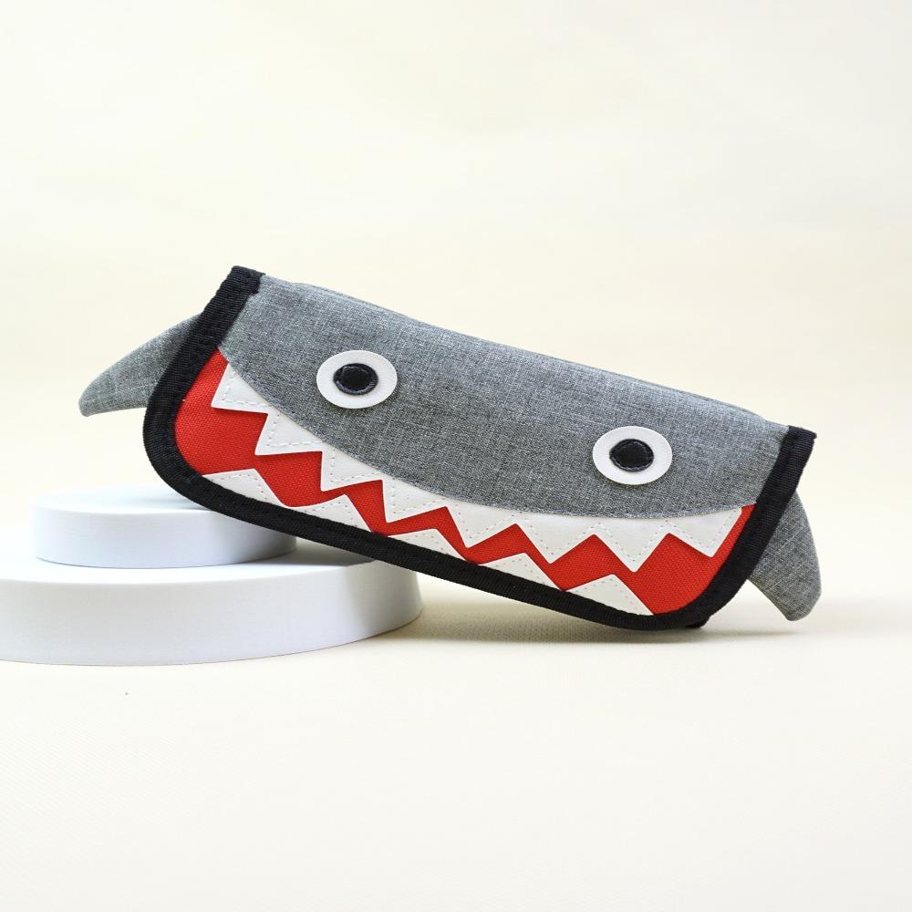 Oxford Cloth Pencil Case Large Capacity Large Capacity Pen Case Durable Shark Pencil Bags