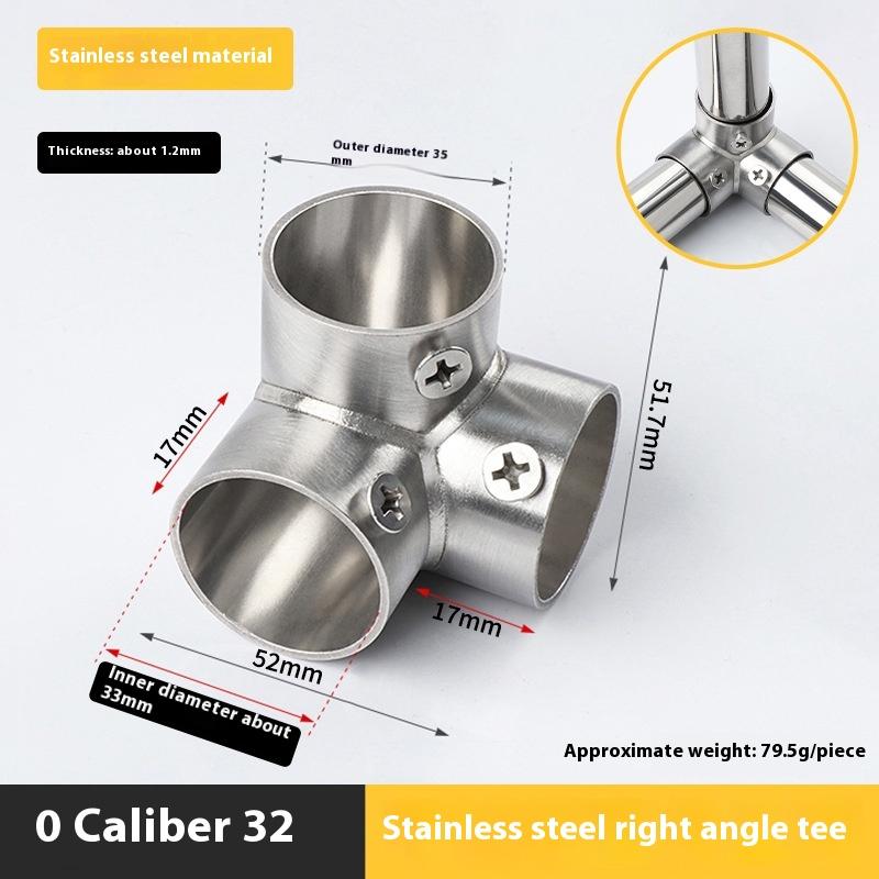 1 шт. Морская яхта Док Тент Труба Аксессуары Труба из нержавеющей стали Соединитель трубы Поручень лодки Фитинг для рейлинга Тройник Колено