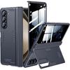 Тонкий чехол-подставка для Galaxy z-Fold-5: [Защитная пленка для конфиденциальности] [Скрытая подставка] [Беспроводная зарядка] [Защита шарнира] Тонкий легкий дизайн
