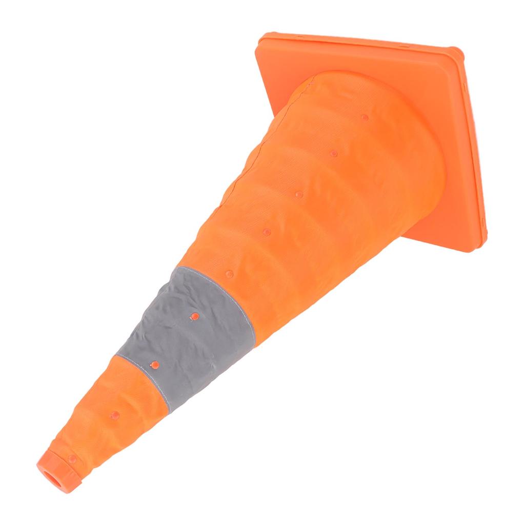 Collapsible Traffic Safety Cone with Reflective Collar Multi Purpose for Car Driving Practice Road Parking