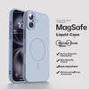 NEYAA IPhone 16 Plus Case, Full Camera Protection, Ultra-Thin, MagSafe Compatible, Liquid Silicone Shockproof, Simple Design, Distant Mountain Blue
