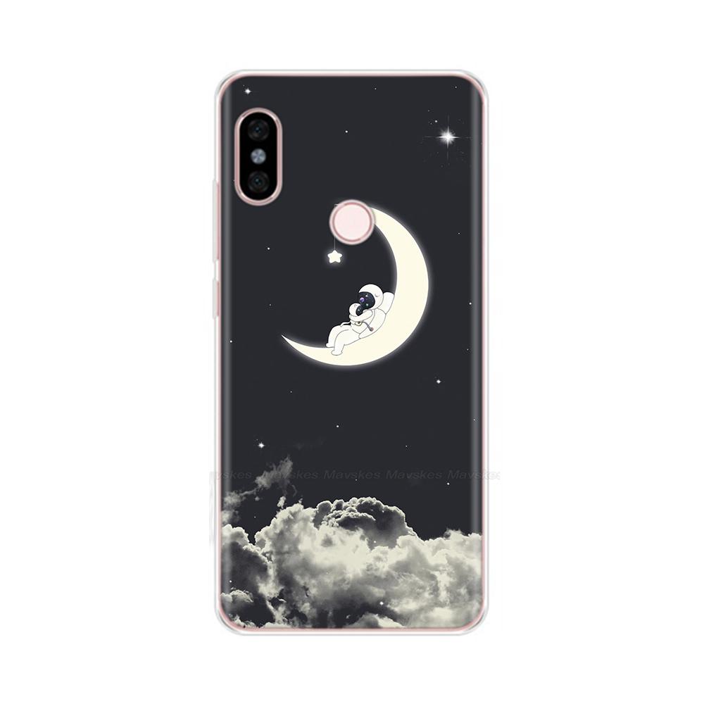 Для Redmi Note 5 Note5 Pro Защитный чехол Мягкий силиконовый чехол для телефона Мультяшная расписная задняя крышка Для Redmi Note 5 6 Pro Fundas