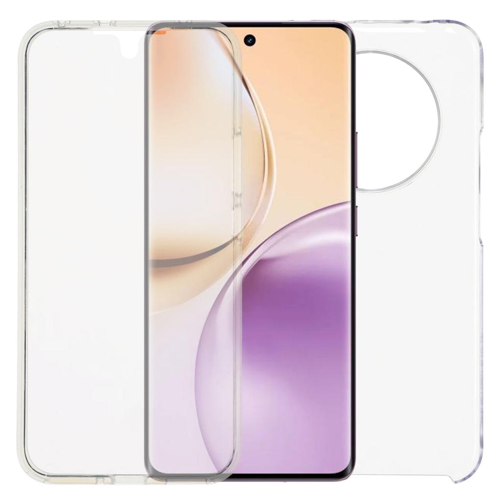 For Realme 14 Pro+ 5G Case TPU Frame Clear Acrylic Back Phone Cover with PET Film