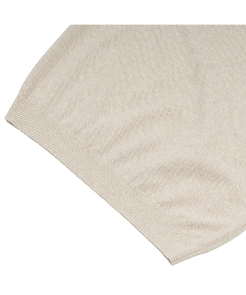 PRODESHIRT Винтажный пике-поло из льна (песок)