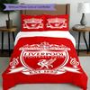 3pcs Duvet Cover Set (1*Duvet Cover + 2*Pillowcase, Without Core),Football team.C Print Bedding Set, Bedroom Decor, All‑Season, Birthday Gift