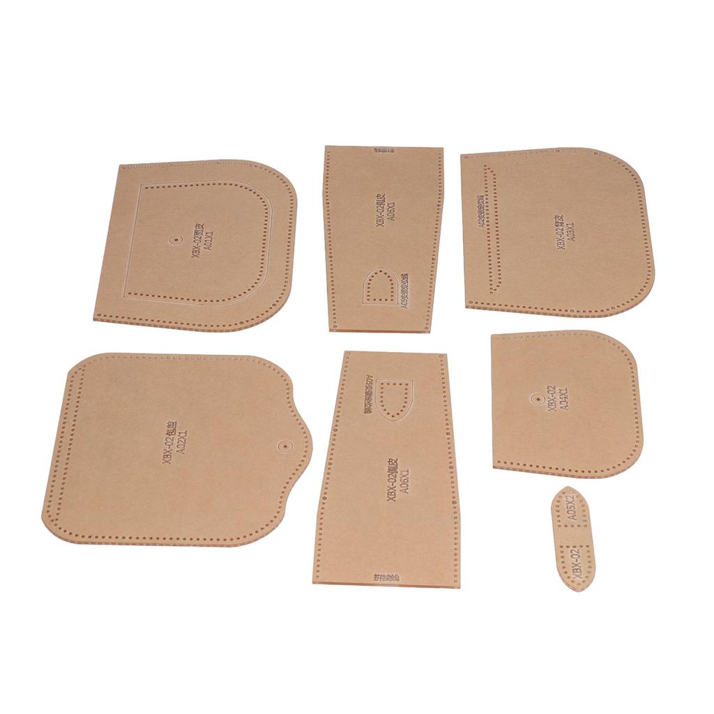 Acrylic Template Transparent Accurate Cutting Distance Leather Bag Stencil with Protective Layer for DIY Bag Gift