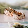 Серьги-пусеты Coco Smooth Rhombus без камней, серьги с тонкой гравировкой CNC, легкая роскошь, универсальные, из розового золота, для женщин