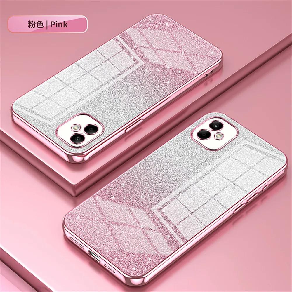 Чехол с градиентным блестящим покрытием для Samsung Galaxy A14 A05 A05S A04S A24 A34 A54 A13 A23 A33 A53 A12 A22 A32 A52 A72, мягкий чехол