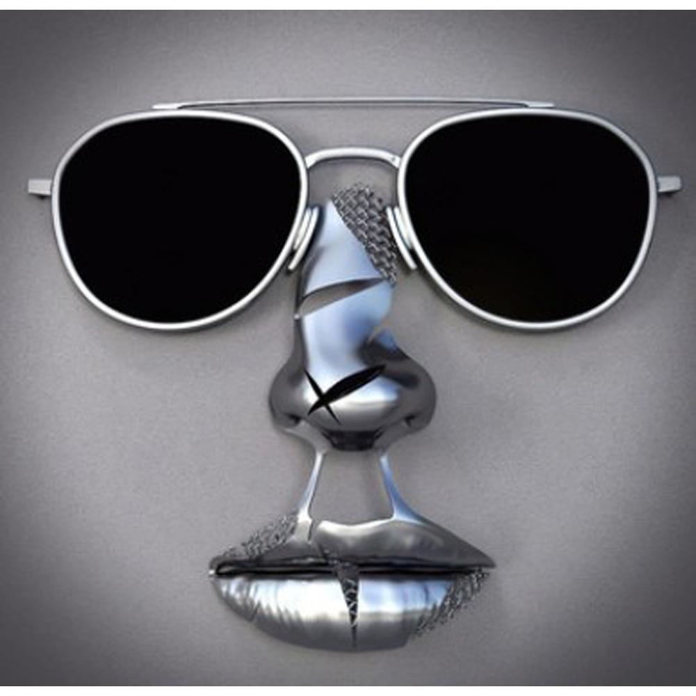 Абстрактная стальная проволока металлическая статуя скульптура пара подвесная картина высокое разрешение спрей печать холст картина ядро -1 пара