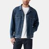 Куртка мужская Levis с заостренным воротником, свободного кроя, однобортная, с длинными рукавами, синяя A5782-0021